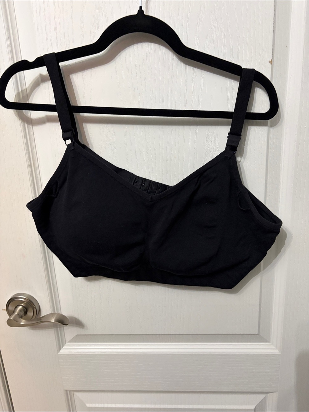 Knix Wireless Black Nursing/Comfort Bra - Soft Support